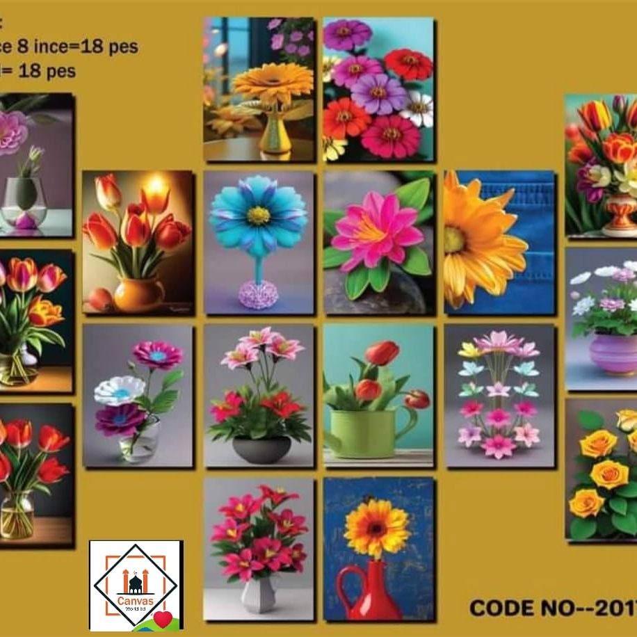 Picture of Premium PVC & HD Sticker Wallmate Set – 18pcs Combo