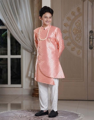 Picture of Indu Western Sherwani Set for Kids-2