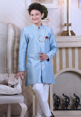 Picture of Indu Western Sherwani Set for Kids-3
