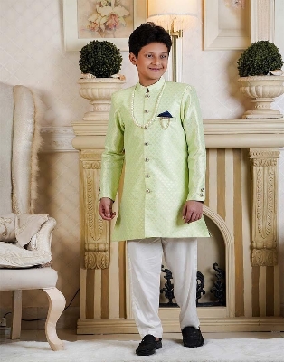 Picture of Indu Western Sherwani Set for Kids-4