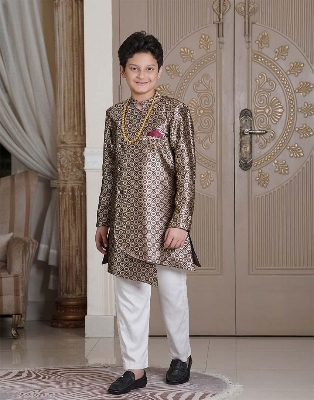 Picture of Indu Western Sherwani Set for Kids-5