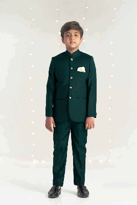 Picture of Western Sherwani Set for Kids-3