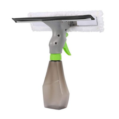 Picture of Sunshine 3-in-1 Car Window Cleaning Kit Including Squeegee Microfiber Scrubber Silicone Water Bottle with Plastic Spray Head