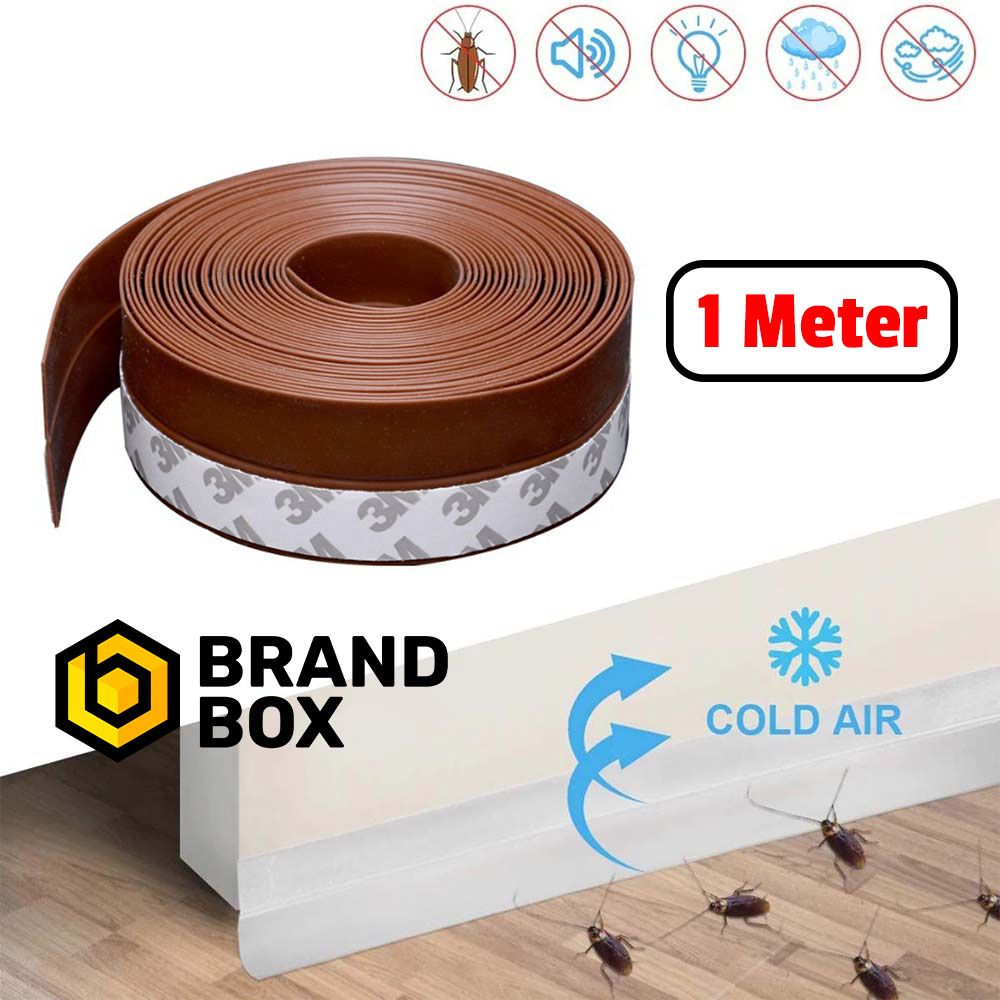 Door Gap Sealing Strip Chocolate Color