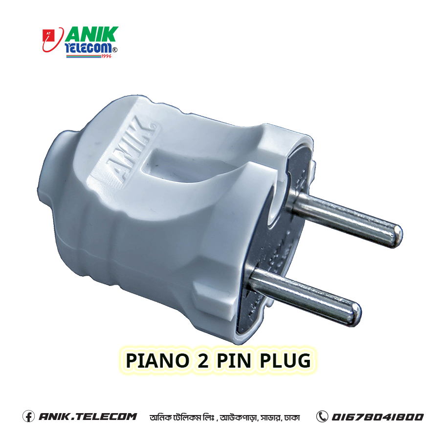 Picture of 2 pin plug, Model: Piano
