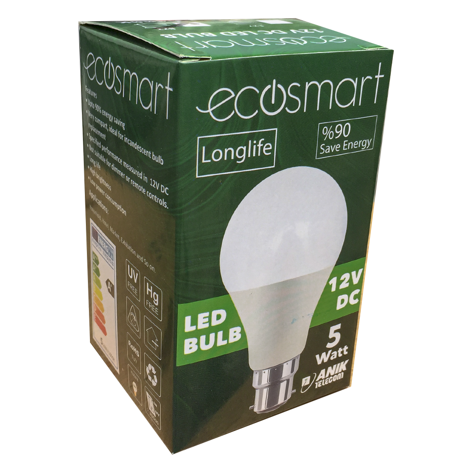 Picture of DC Light, LED Light, 12V DC Light, 5Watt 12V Solar Bulb (DC Bulb)