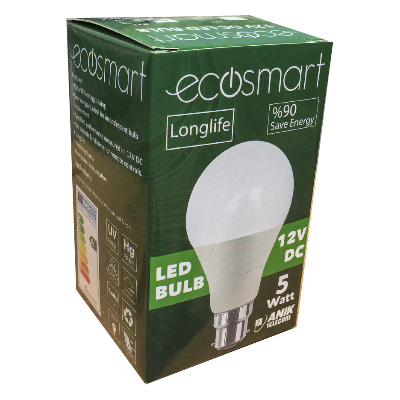 Picture of DC Light, LED Light, 12V DC Light, 5Watt 12V Solar Bulb (DC Bulb)