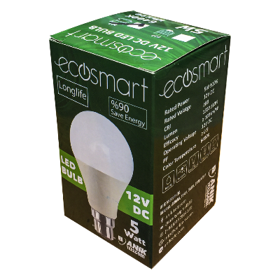 Picture of DC Light, LED Light, 12V DC Light, 5Watt 12V Solar Bulb (DC Bulb)