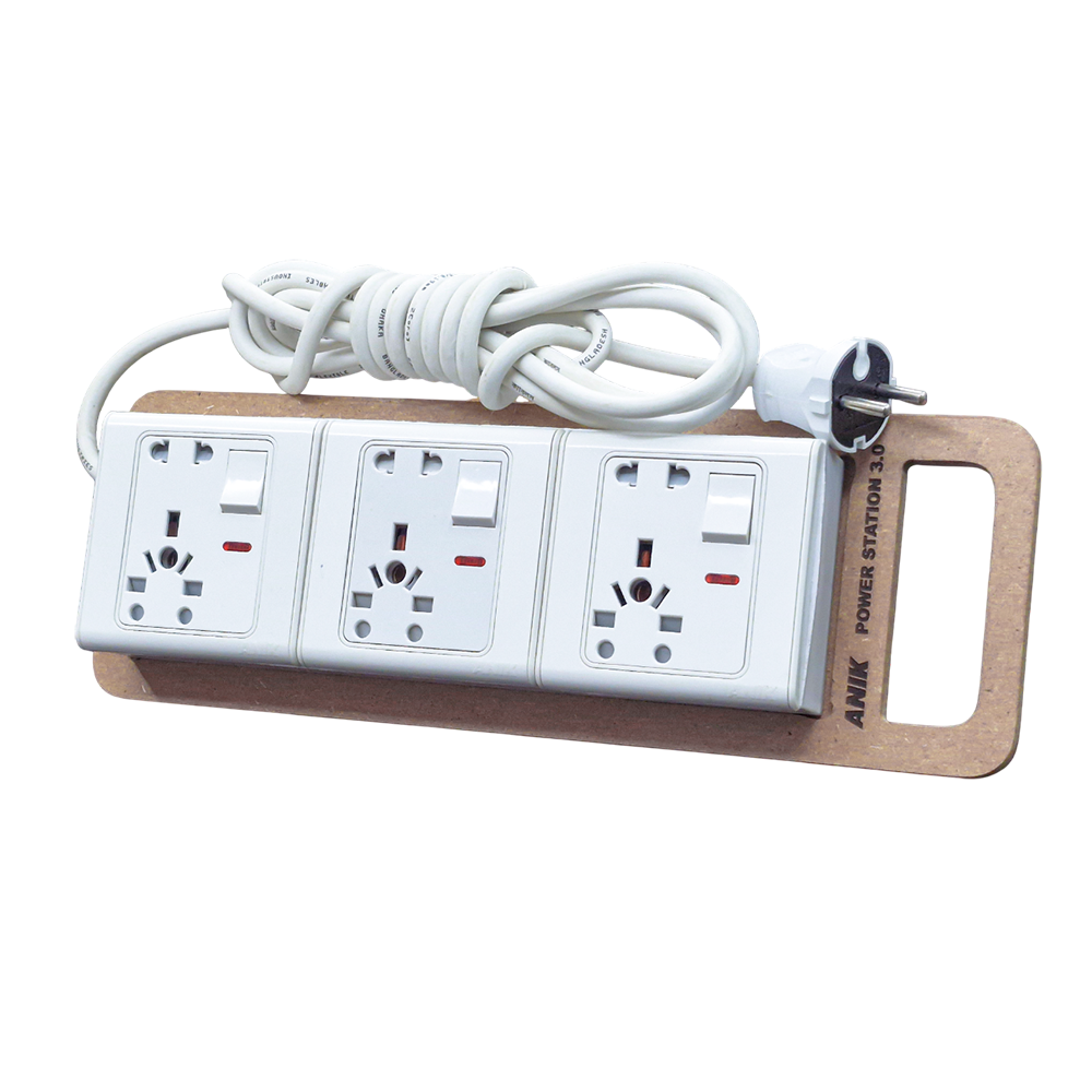 Picture of Multi Plug, 30 pin, 13 Amp, Heavy Duty, 10 Feet Cable