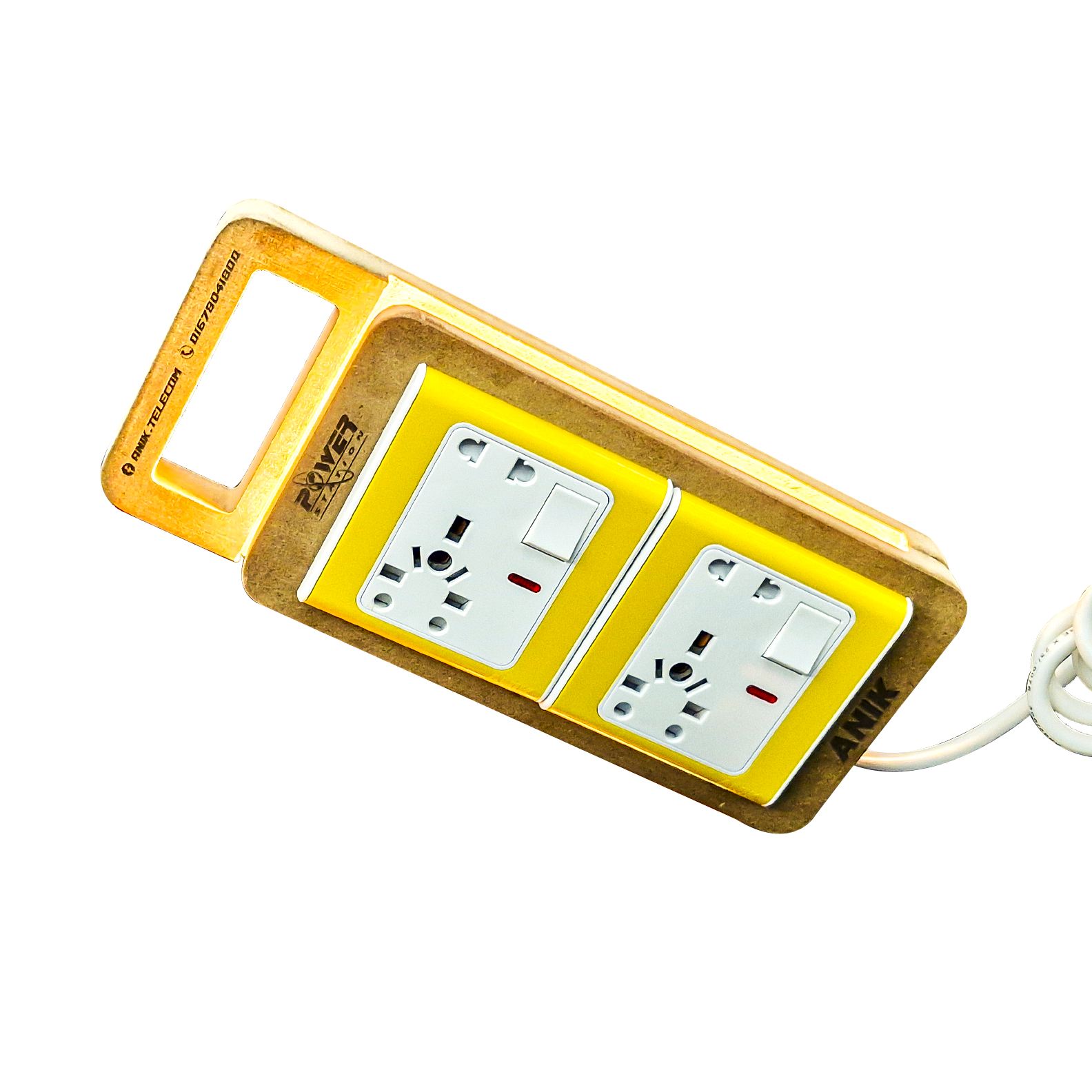 Picture of Multi Plug, 20 Pin, 13A, 40/76 Cable with Warm LED Light/ Night Light