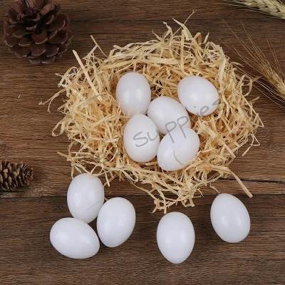 Picture of 5 PCS Fake Eggs Plastic Pigeon Egg Solid Pigeon Fake Egg Pigeon Hatching Supplies 2.5cm x 3.5cm