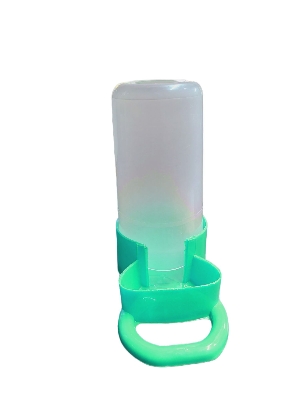 Picture of Bird Water Drinker Feeder Waterer with Clip Pet Bird Supplies Dispenser Bottle Drinking Cup Bowls For Pet Parrot Cage 1 Pcs
