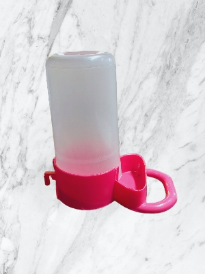 Picture of Bird Water Drinker Feeder Waterer with Clip Pet Bird Supplies Dispenser Bottle Drinking Cup Bowls For Pet Parrot Cage 1 Pcs