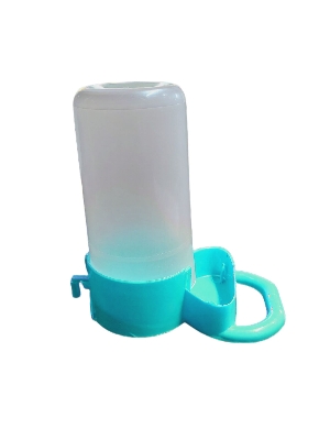 Picture of Bird Water Drinker Feeder Waterer with Clip Pet Bird Supplies Dispenser Bottle Drinking Cup Bowls For Pet Parrot Cage 1 Pcs