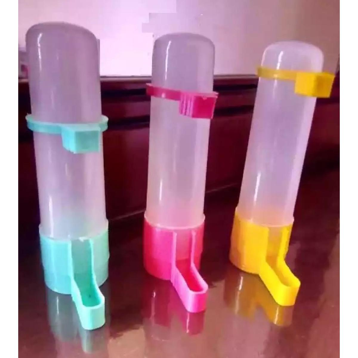 Picture of ৩ পিছ 100ml Bird water pot Pet Drinker Feeder Waterer Clip for Aviary Budgie Cockatiel Lovebird farming equipment