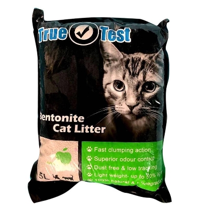 Picture of True Test Bentonite Clumping Cat Litter Coffee or Apple or Lemon 5L