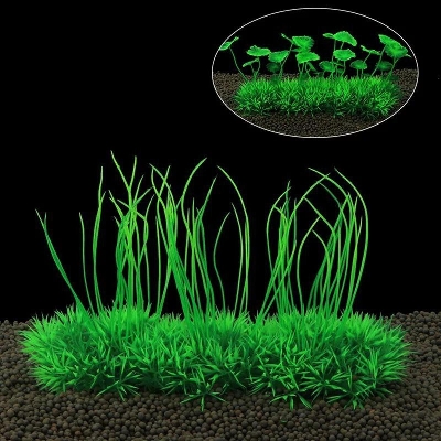 Picture of Simulation Artificial Plants Tree Aquarium Decor Water Weeds Ornament Plant Fish Tank Aquarium Grass 10-15 inches Decoration