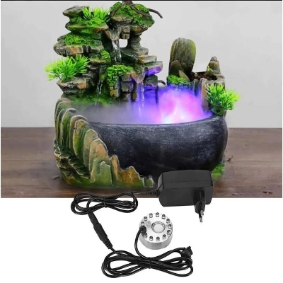 Picture of Ultrasonic Humidifiers Atomizer Mist Maker Fogger Ss Body 12 Led Water Fountain Pond Atomizer Air Humidifier For Egg Incubator Green House Baby Room - Humidifier
