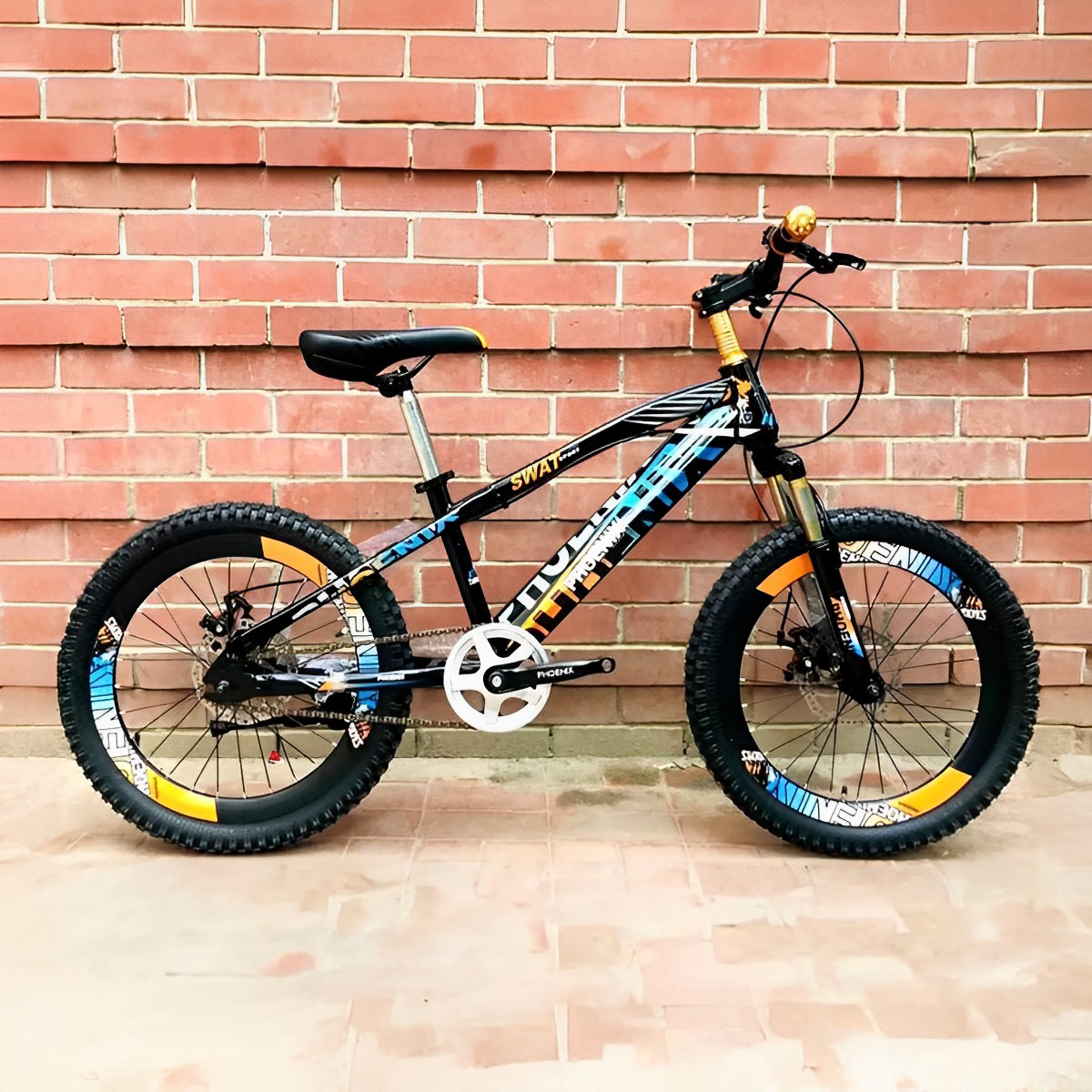 Picture of 20'' Phoenix Double Disc Brake With Fat Tyte Cycle - Enjoy Smooth And Reliable Braking Performance With The 20'' Phoenix Disc Brake Cycle Cash On Delivery Available