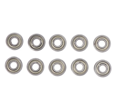 Picture of 10pcs deep groove spherical carbon steel miniature bearings 695ZZ Sunlight Mall