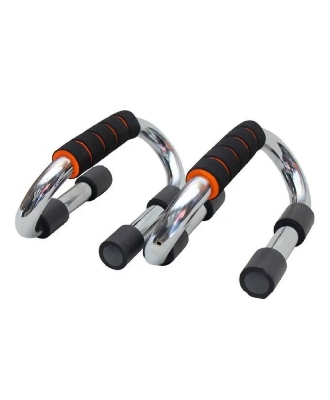Picture of 2 pcs Push Up Bars-Black & Silver