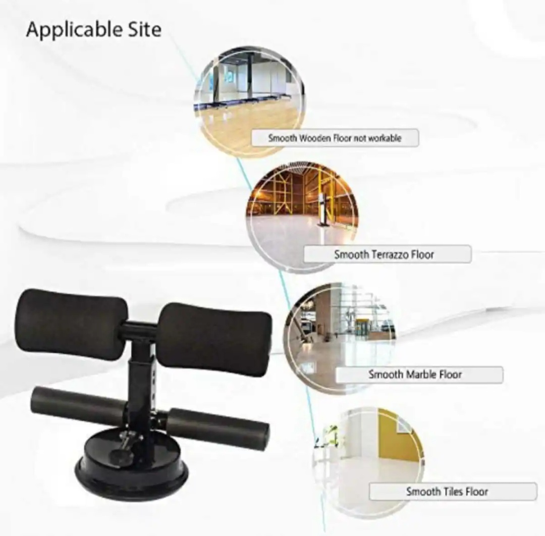 Picture of Sit Up Bar Assistant Ankle Support Abdominal Core Workout Fitness Sit Ups Bar Portable Situp Suction Cup Home Gym Dropshipping