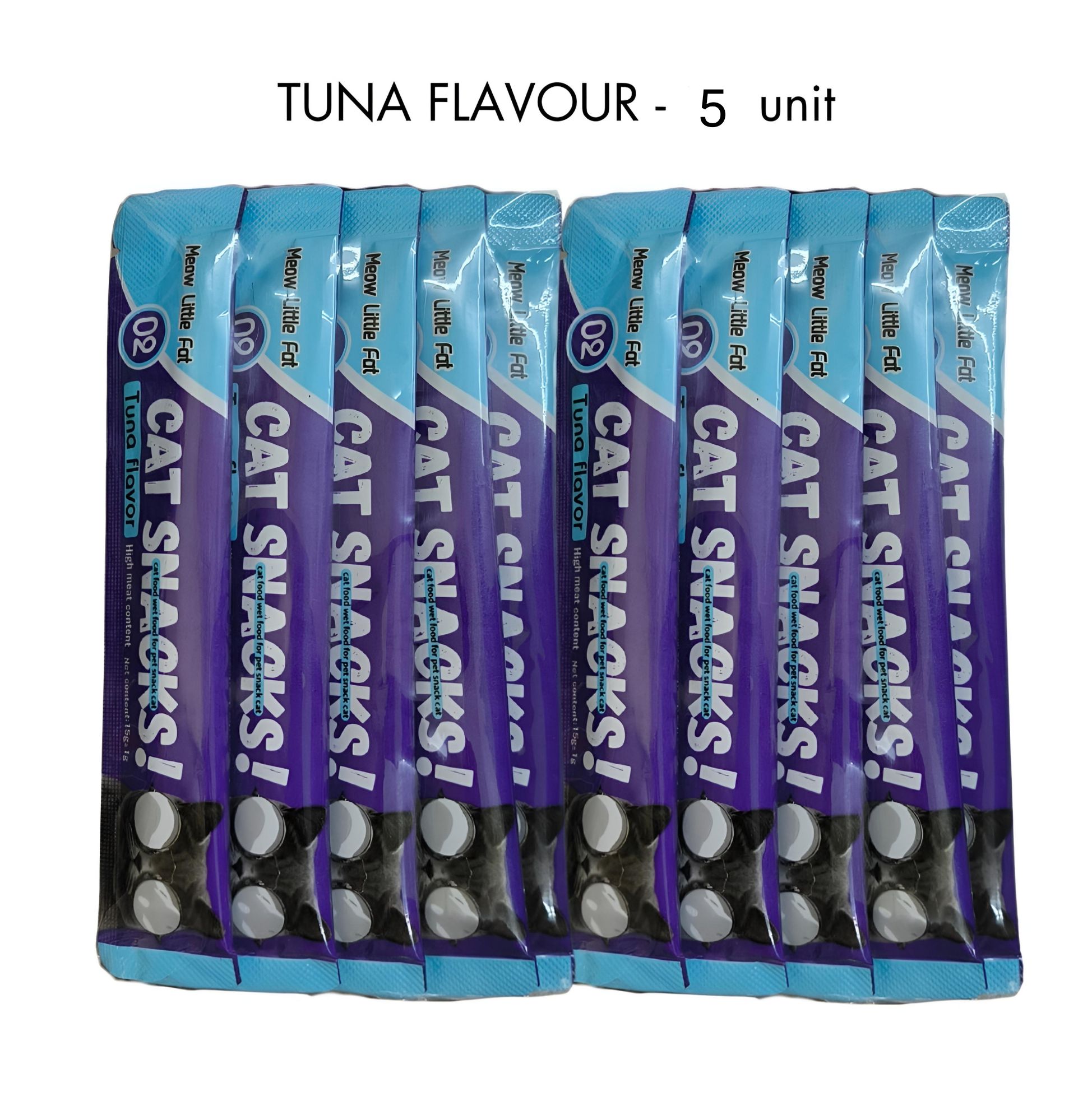 Picture of Cat Snacks treat food 10pcs, chicken, Tuna, Salmon flavor, Kitten & cat Wet tretty snacks food