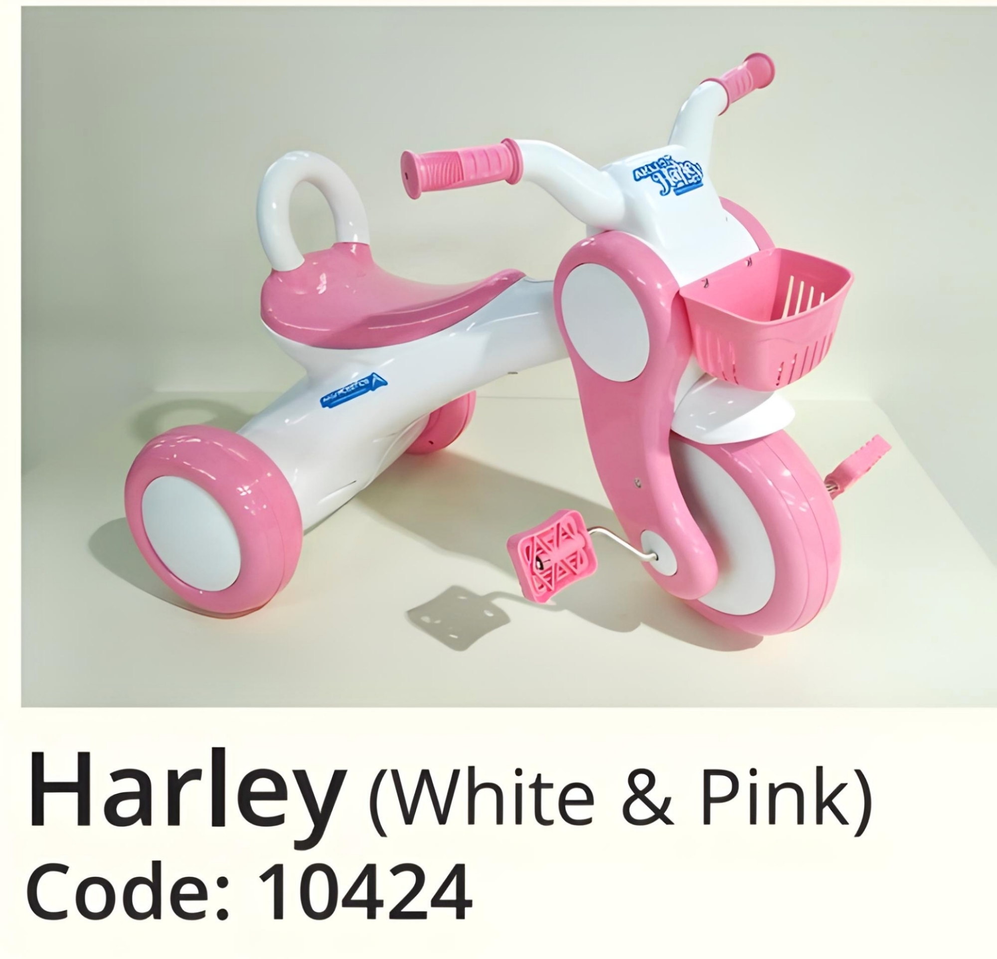 Picture of Harley Baby Tricycle this tricycle ensures stability and balance during rides. Its adjustable seat grows with your child