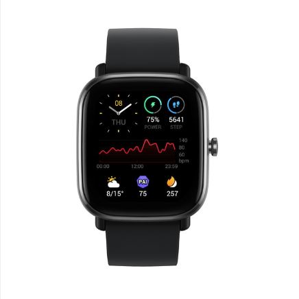 Picture of Amazfit GTS 2 Mini Smart Watch Global (New Version)- Meteor Black