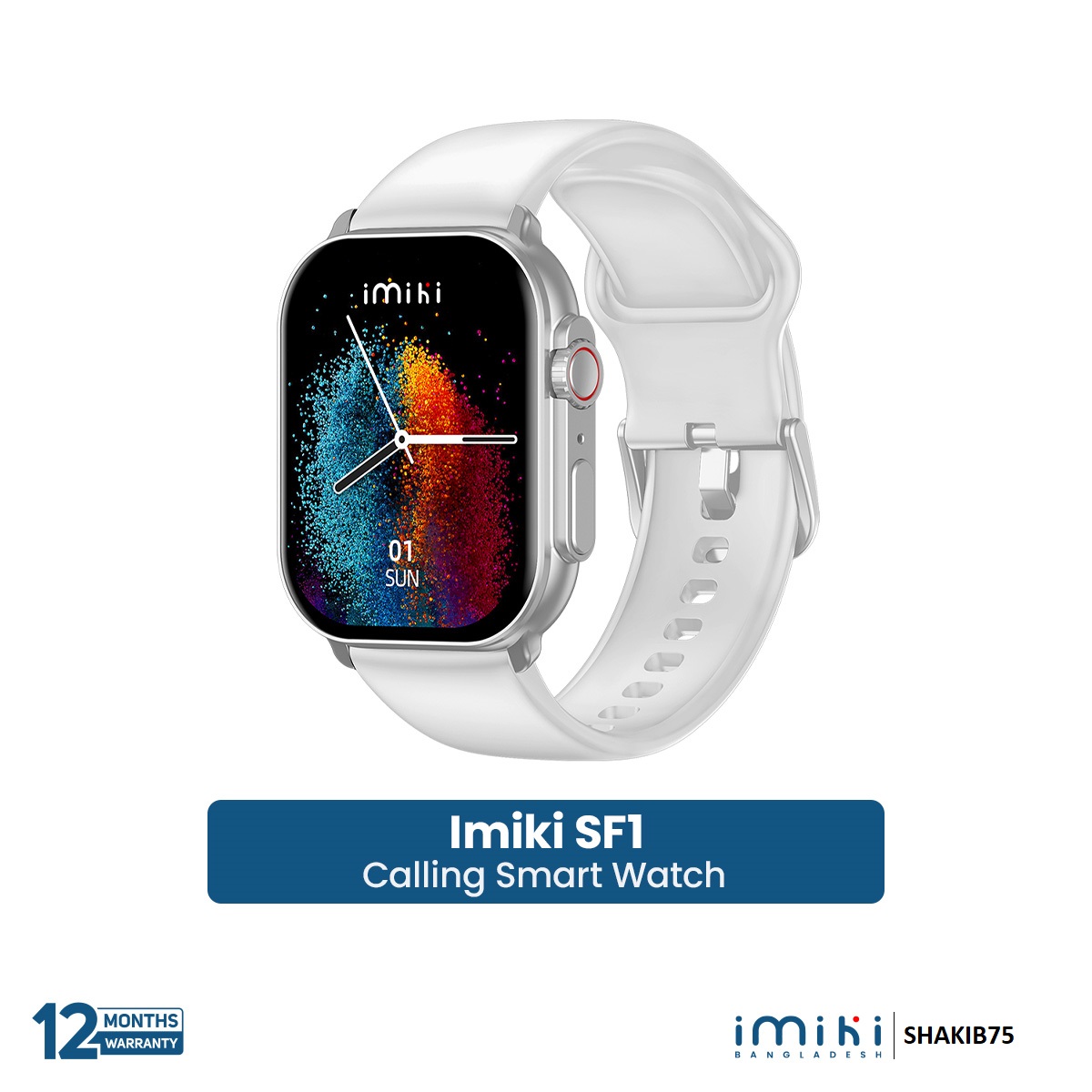 Picture of IMILAB Imiki SF1 Curved 2.01" AMOLED Calling Smart Watch Metal Body