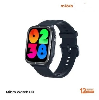 Picture of Mibro C3 Calling smart Watch 2ATM with Dual Straps - Navy Blue