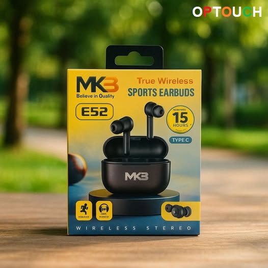 Picture of MKB E52 True Wireless Sports Earbuds.