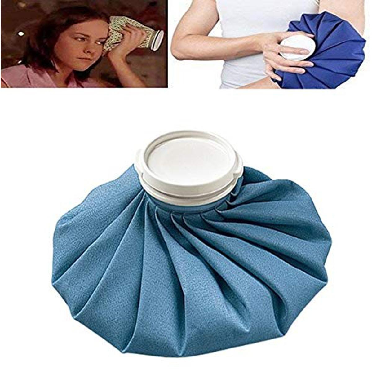 Picture of Ice Cold Pack Bag for Sports Injuries Treatment and Reusable, First Aid Kit Hot & Cold Therapy, Headache, Migraine, Body Muscle Pain Relief, Multicolored & Design (6 Inch)