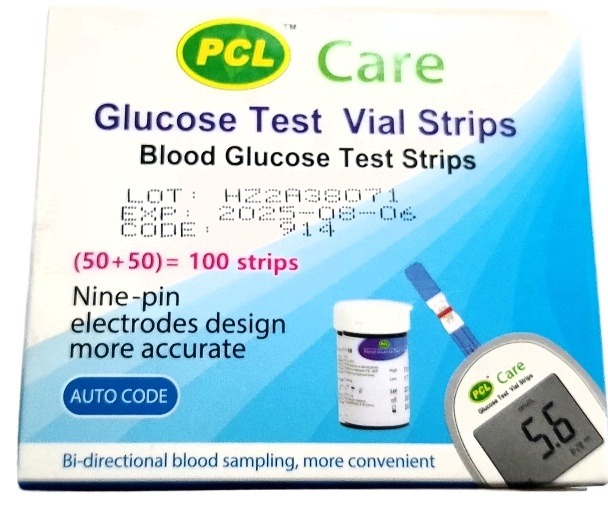 Picture of Care Glucose Test Vial Strips 100 pcs PCL