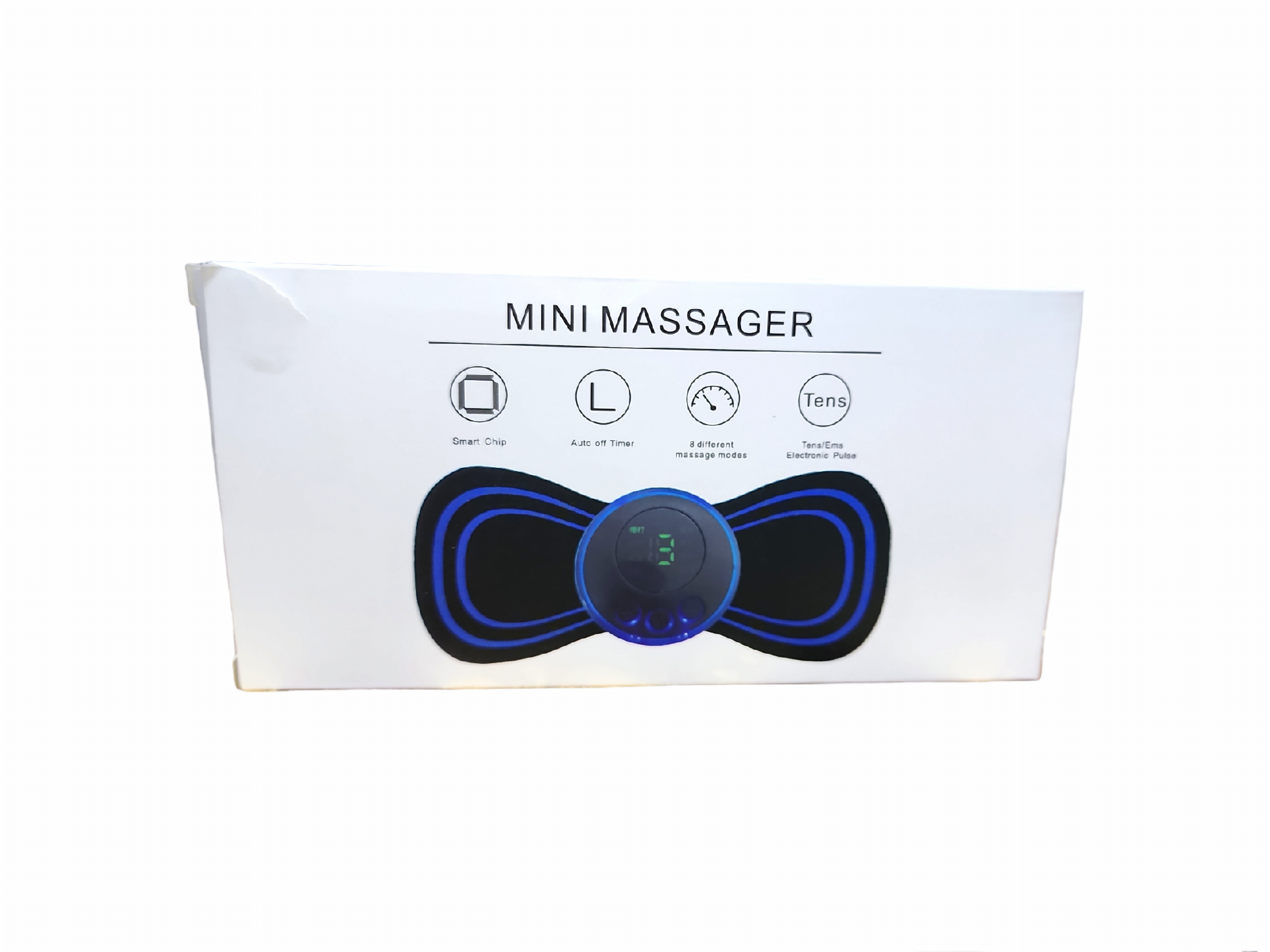 Picture of Tens Units EMS Mini Massager,Muscle Stimulator Full Body Relaxation Machine,Rechargeable Device for Legs Back Neck Pain Relief Electromagnetic Therapy