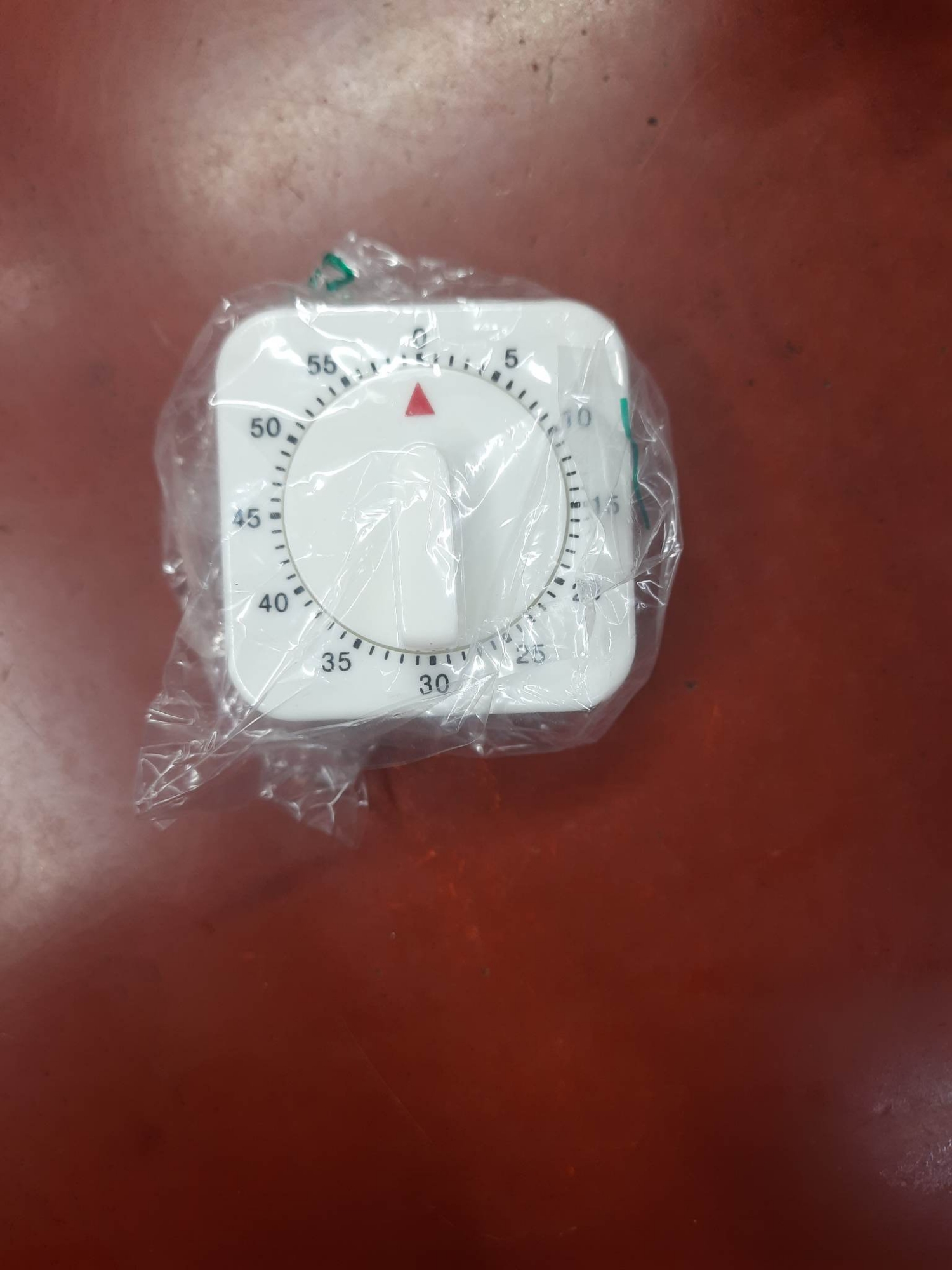 Picture of Purpose Timer Square 60 Minute Mechanical Multi - white  60 Minute Mechanical Multi Purpose Timer- white
