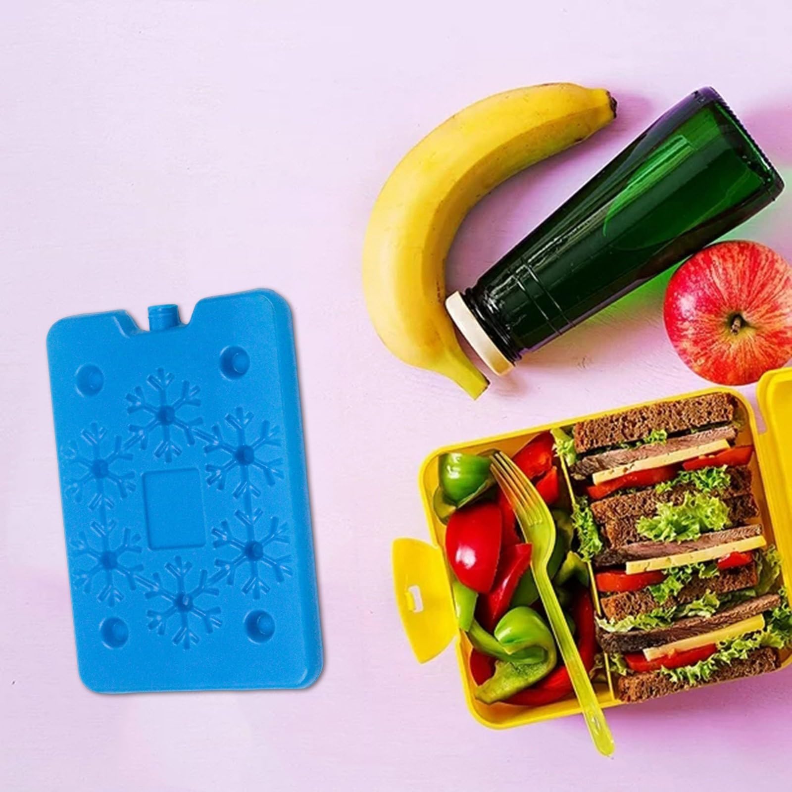 Picture of Ice Pack for Lunch Box and Cooler Bag Keeps Food Drink Fruits Cool & Fresh