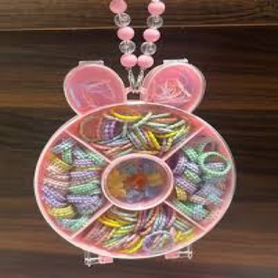Picture of Mixed design  Kids rubber band hair clip bow tie hairpin ribbon bow tie Princess Hair Clip