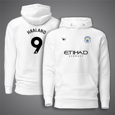 Picture of Manchester City Football Hudi For Man - Haaland 9 Premium Hoodies For Man - Manchester City Hoodie
