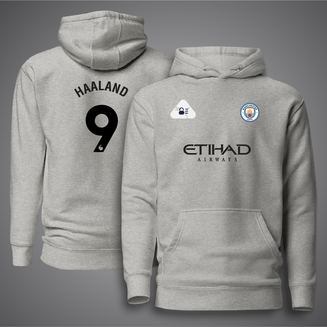 Picture of Manchester City Football Hudi For Man - Haaland 9 Premium Hoodies For Man - Manchester City Hoodie