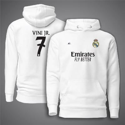 Picture of Real Madrid Football Hudi For Man - Vini JR 7 Premium Hoodies For Man - Real Madrid Hoodie
