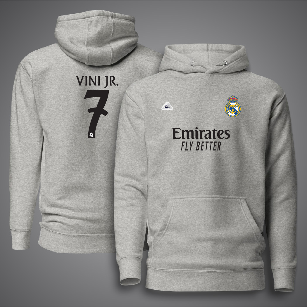 Picture of Real Madrid Football Hudi For Man - Vini JR 7 Premium Hoodies For Man - Real Madrid Hoodie