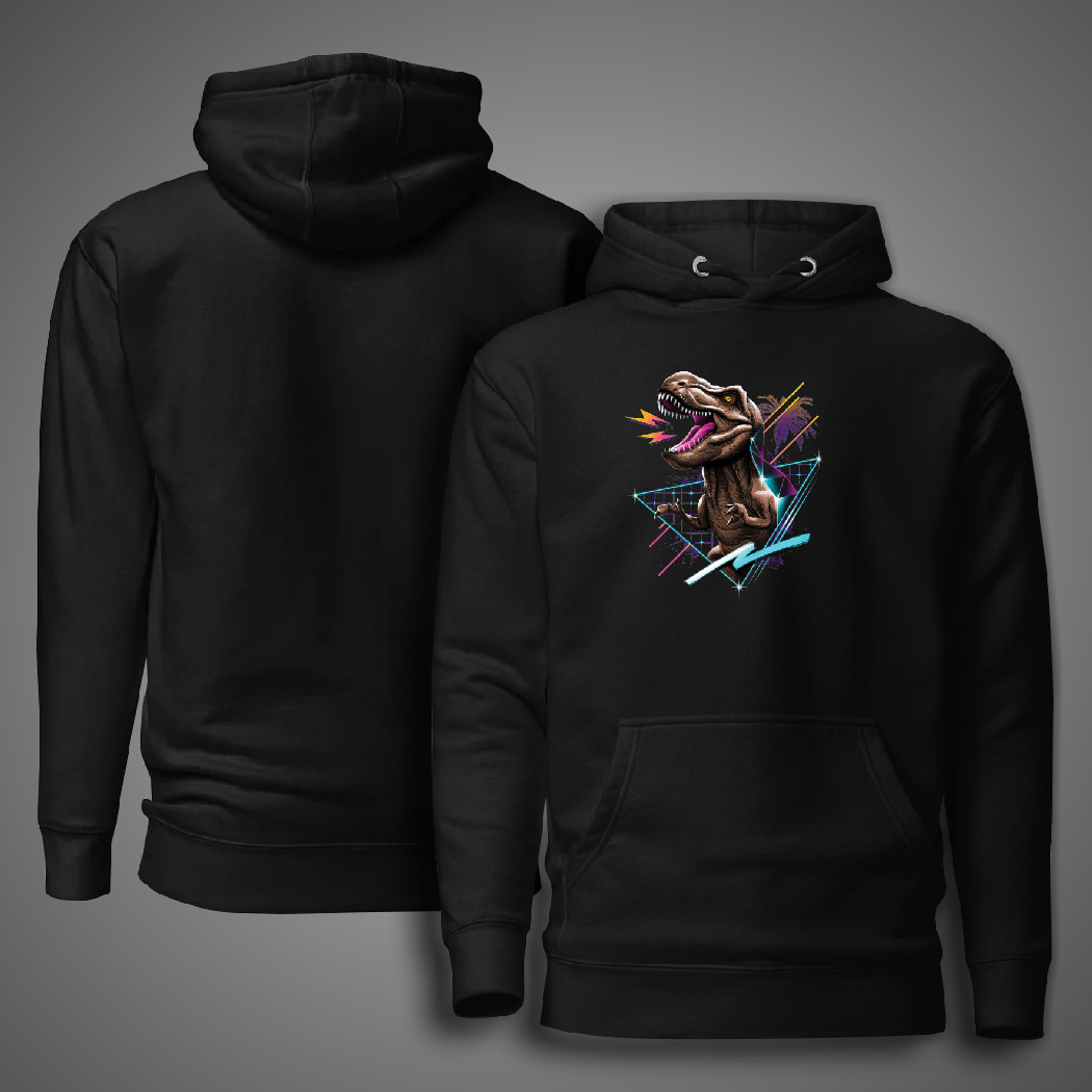 Picture of Dinosaur Hudi For Men - Premium Hoodies For Men - Dinosaur Hudi