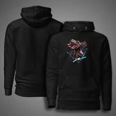 Picture of Dinosaur Hudi For Men - Premium Hoodies For Men - Dinosaur Hudi