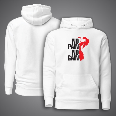 Picture of No Pain No Gain Hudi For Men - Premium Hoodies For Men - No Pain No Gain Hudi