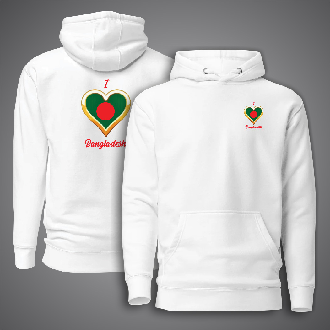 Picture of I Love Bangladesh Hudi For Men - Premium Hoodies For Men - Bangladesh Hudi