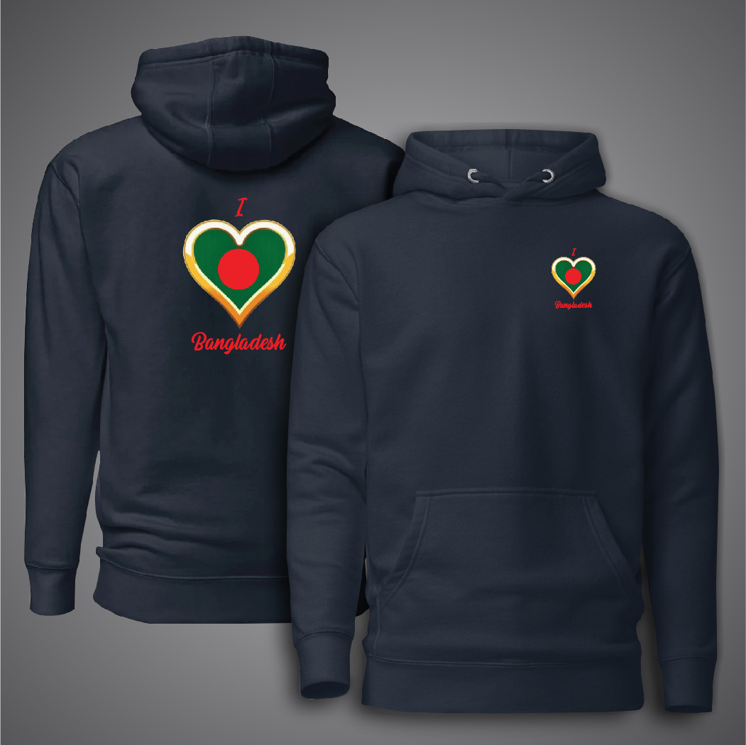 Picture of I Love Bangladesh Hudi For Men - Premium Hoodies For Men - Bangladesh Hudi