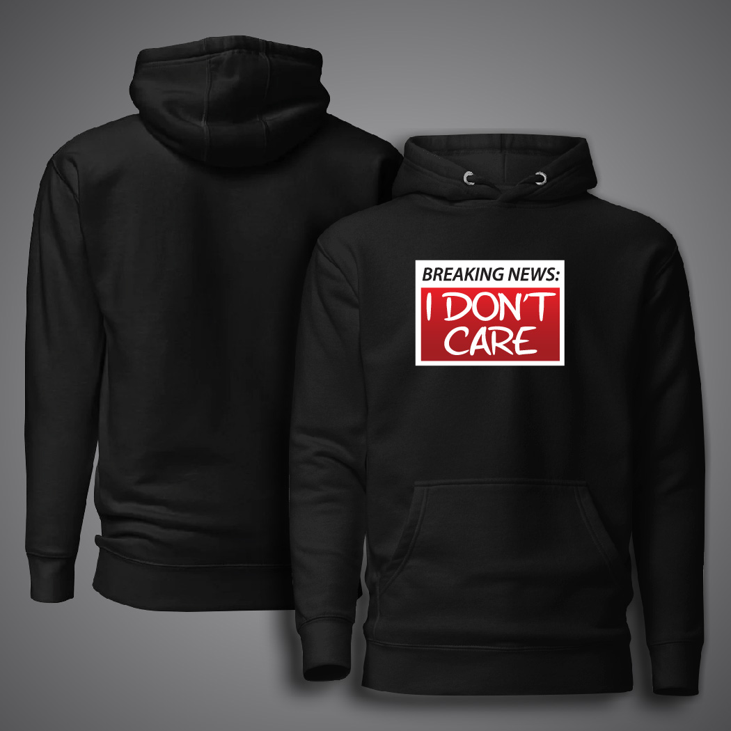 Picture of Breaking New Hudi For Men - Premium Hoodies For Men - I Don't Care Hudi