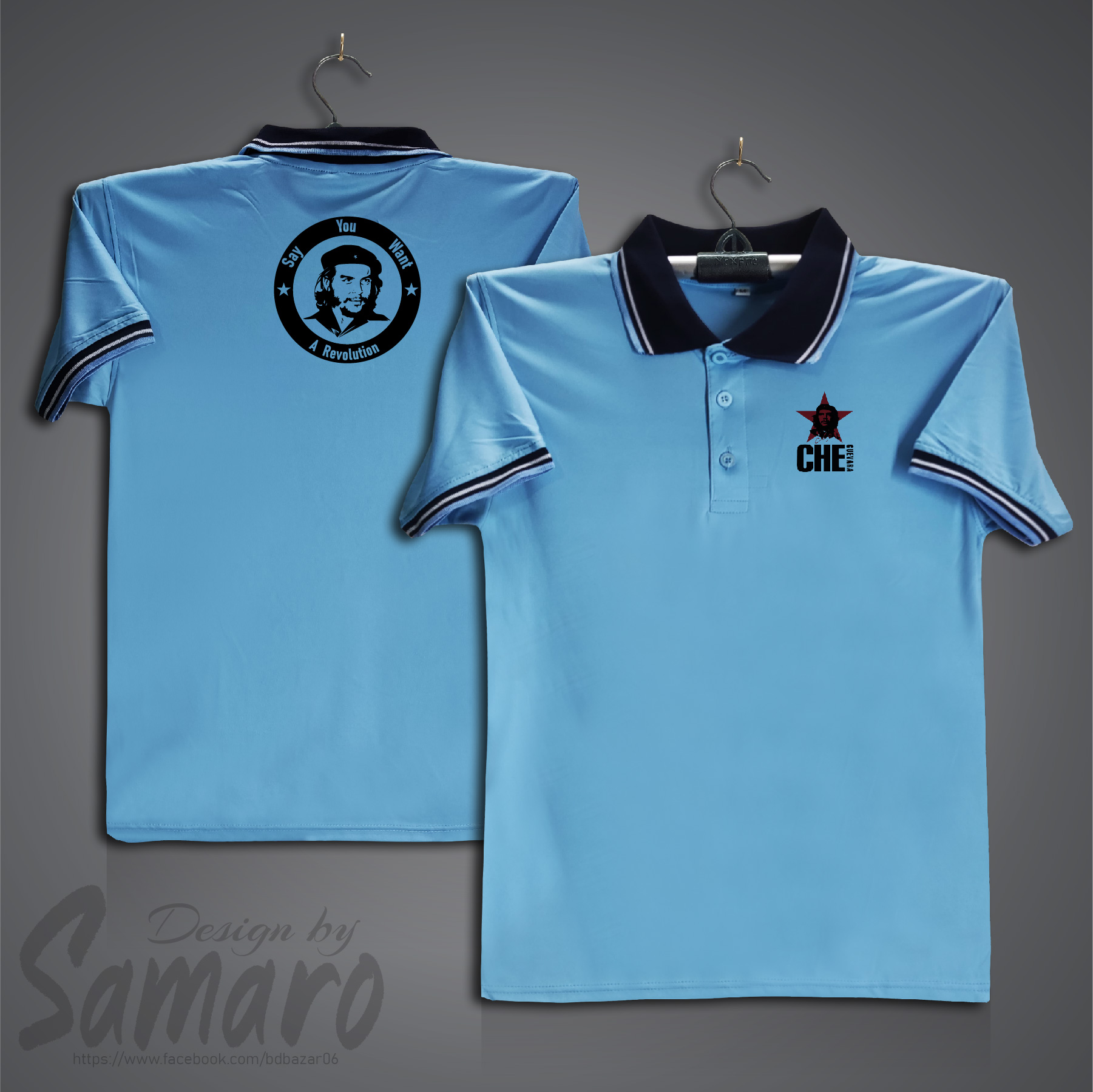 Picture of Che Guevara Short Sleeve Polo Jersey For Men - PP Micro Polo T Shirt For Men - Che Guevara Jersey
