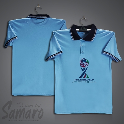 Picture of Fifa World Cup Short Sleeve Polo Football Jersey For Men - PP Micro t shirt - FIFA World Cup Jersey 2026